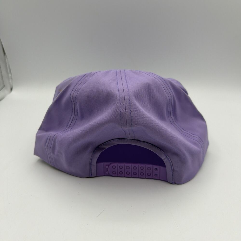 Vintage Hat St. Croix U.S. Virgin Islands 90s Resort Cap w/ Rope Purple - Picture 4 of 7